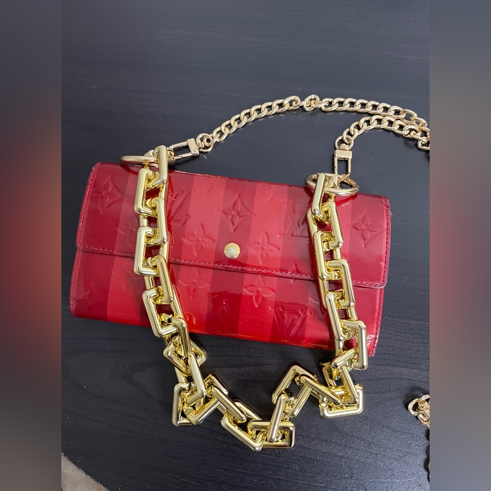 Louis Vuitton Sara striped woc